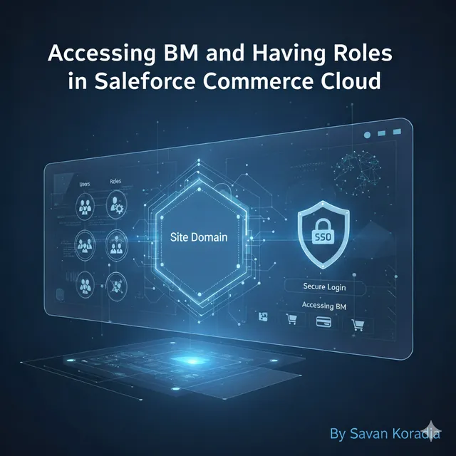 Accessing BM and Having Roles in Salesforce Commerce Cloud