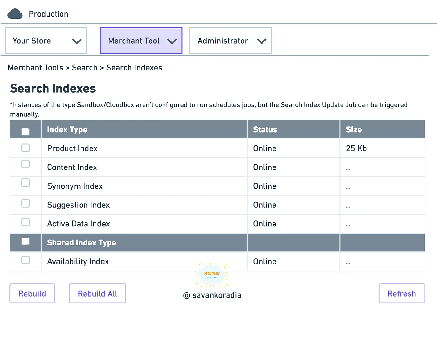 Search Index