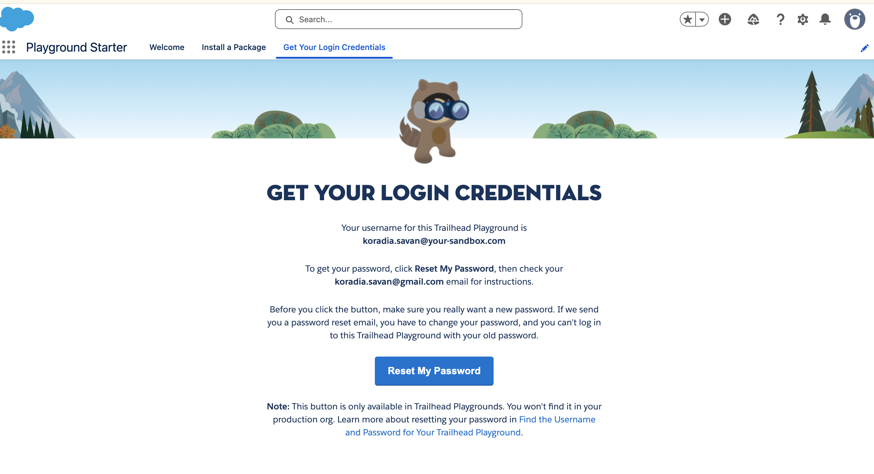 Set Password