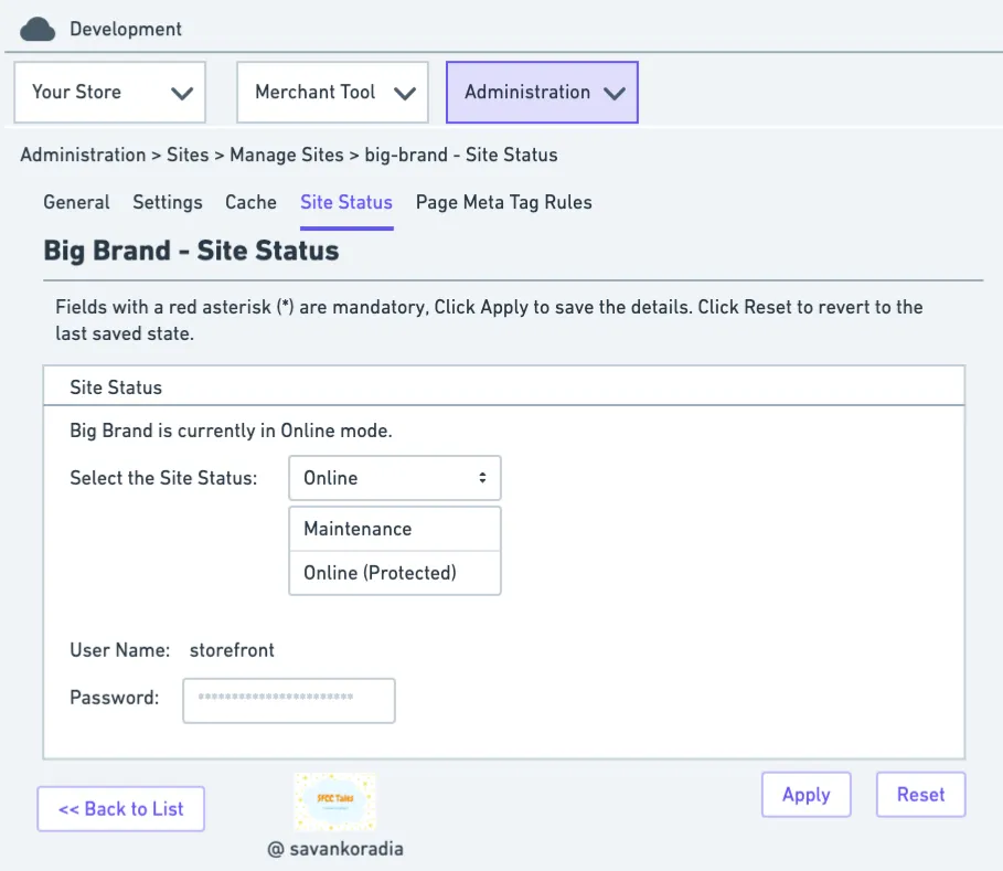 Enable Password Protection